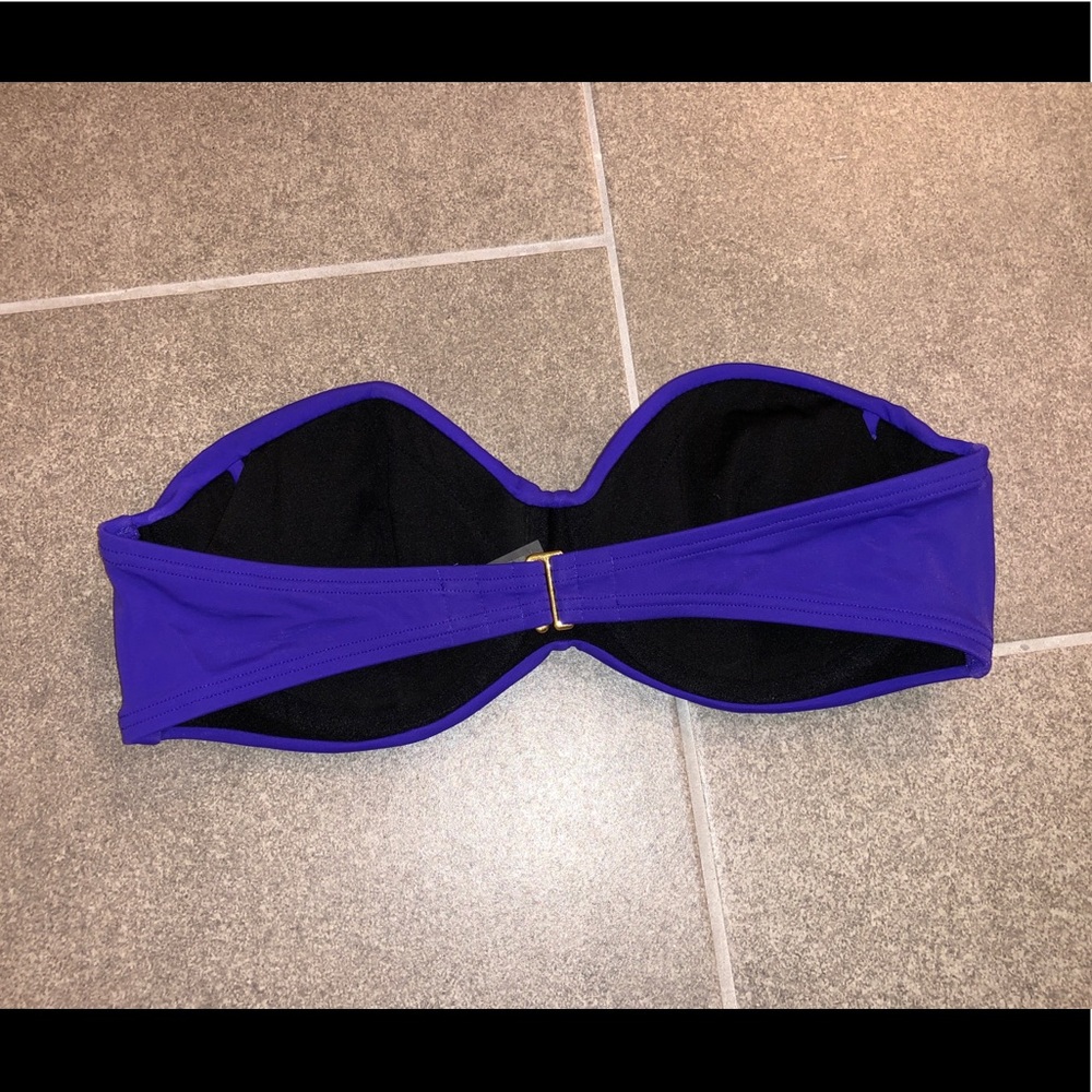 Victoria’s Secret violet bandeau bikini swim top - Picture 2 of 3